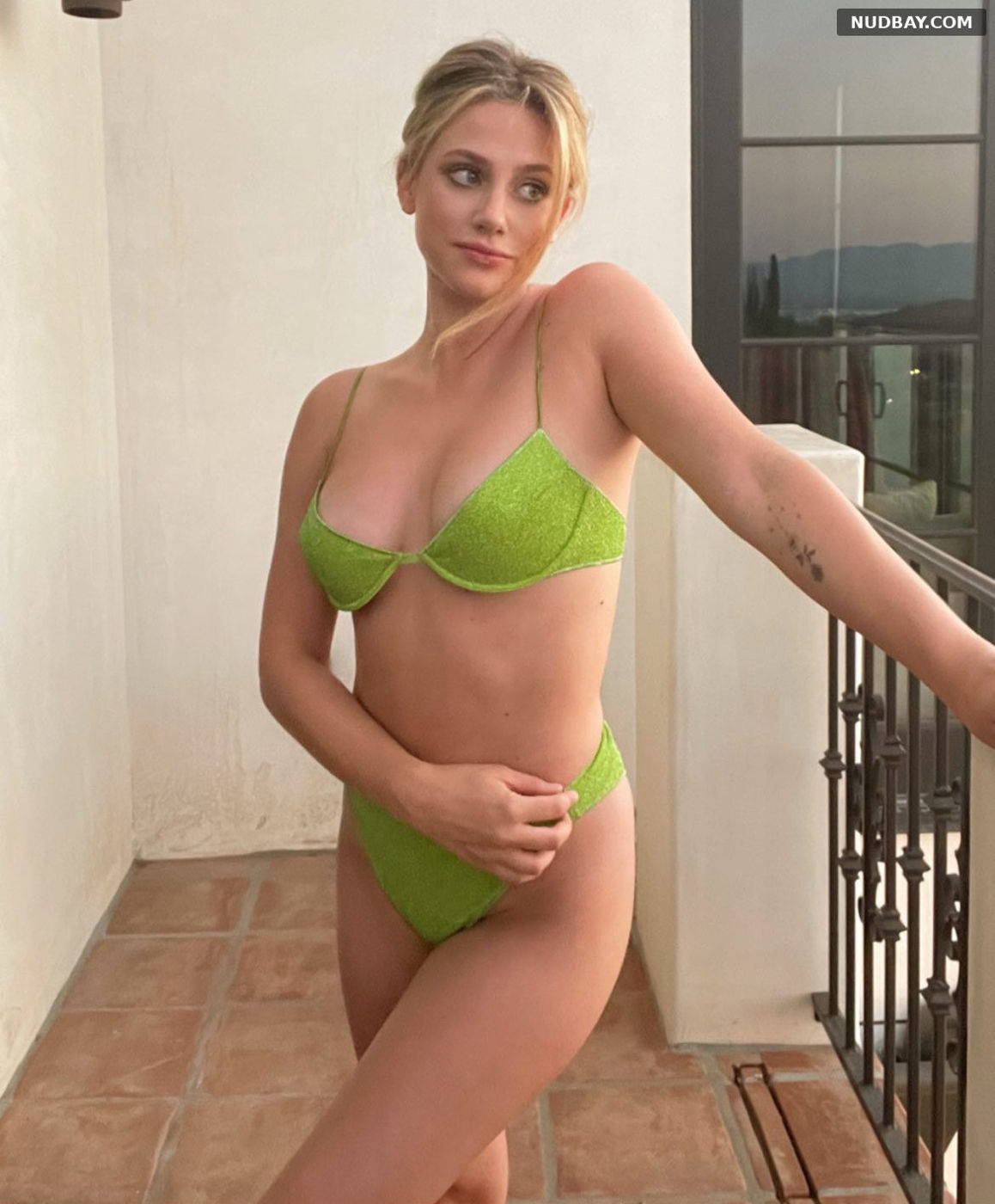Lili Reinhart nude wearing a bikini Aug 10 2021 – Nudbay