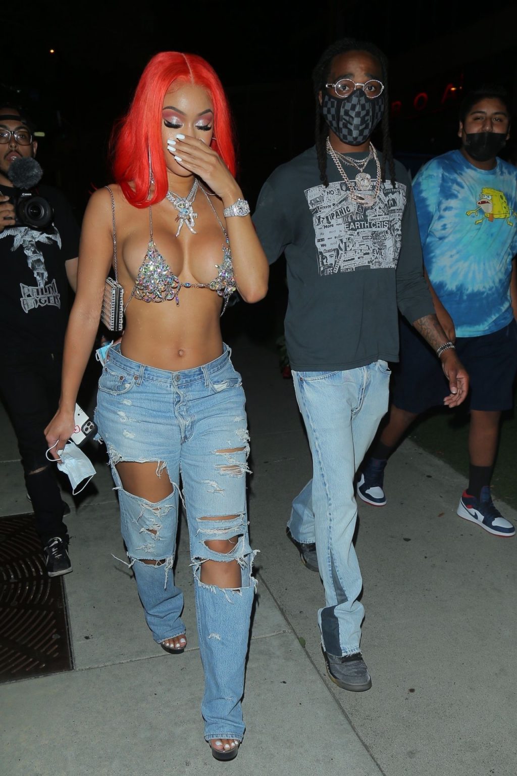 Saweetie u0026 Quavo Spend the Night Out on theTown in WeHo (33 Photos) | Sexy  Sexy Sexy