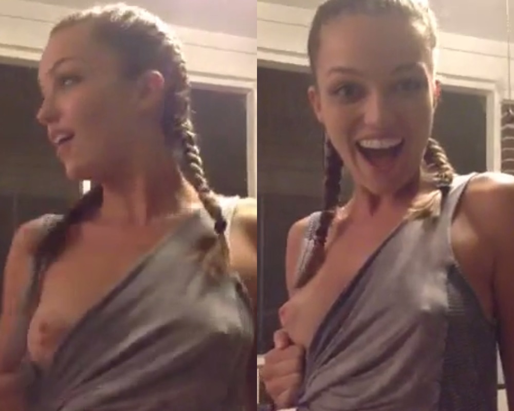 Lili Simmons Nude Tit Flash Video Leaked