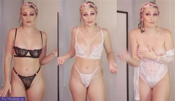 Holly Wolf Nude Lingerie Try On Haul Video Leaked - LeakHive Onlyfans Leaks