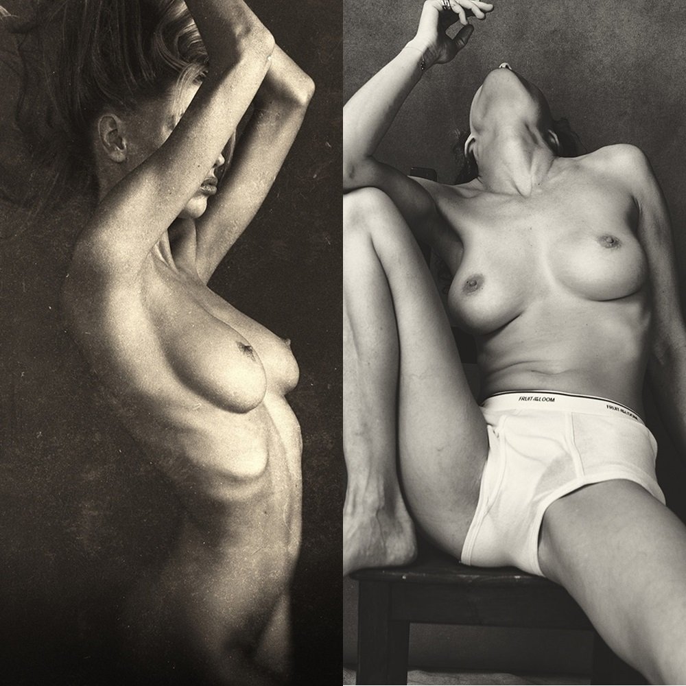 Charlotte McKinney Artsy Nude Topless Pics